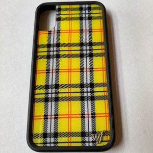 WildFlower Limited Edition Plaid Case. iPhone X/XS